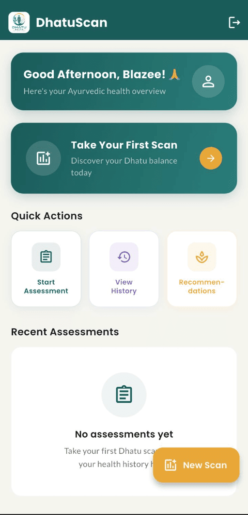 DhatuScan App screenshot 1